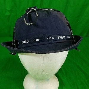 Fox Polo Club Hat Navy Blue Sun Faded cap